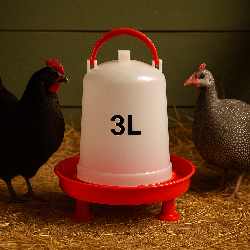 Bebedero con patas para gallinas (3L)