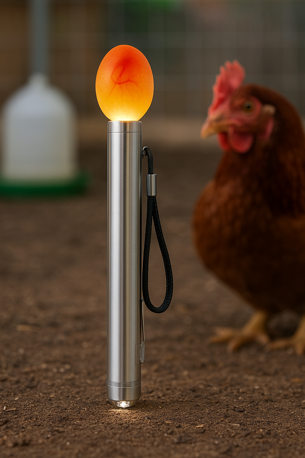 Linterna LED para ver embriones en huevos de gallina – Candling