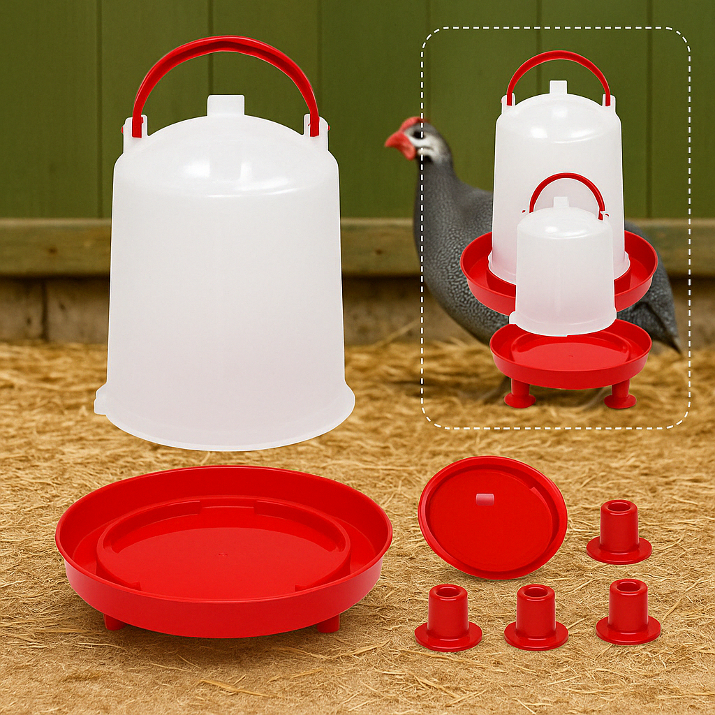 Bebedero con patas para gallinas (3L)