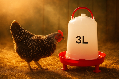 Bebedero con patas para gallinas (3L)