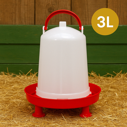 Bebedero con patas para gallinas (3L)